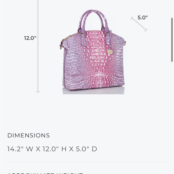 NWT Brahmin Large Duxbury Satchel Hand bag Beautiful . 🔥🔥 - Picture 14 of 16